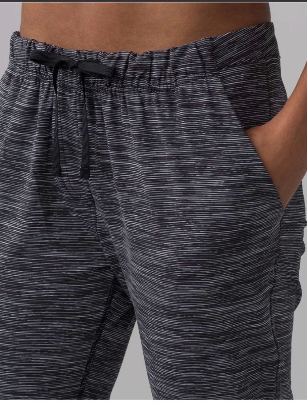 Lululemon Luxtreme Pants Sz 8 Black stripes - Picture 4 of 8